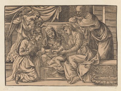 Mystieke huwelijk van de Heilige Catharina door Nicolò Boldrini