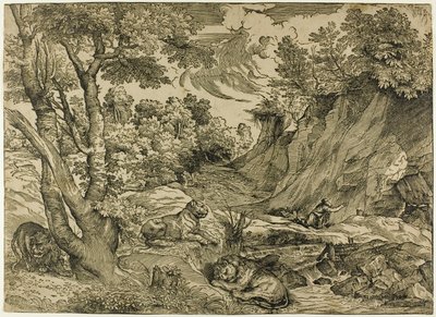 Sint Hiëronymus in de Wildernis door Nicolò Boldrini
