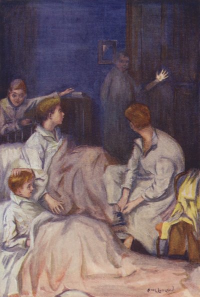 Een hand, of iets dergelijks, verscheen toen en daar in bleek licht door Nicol Laidlaw