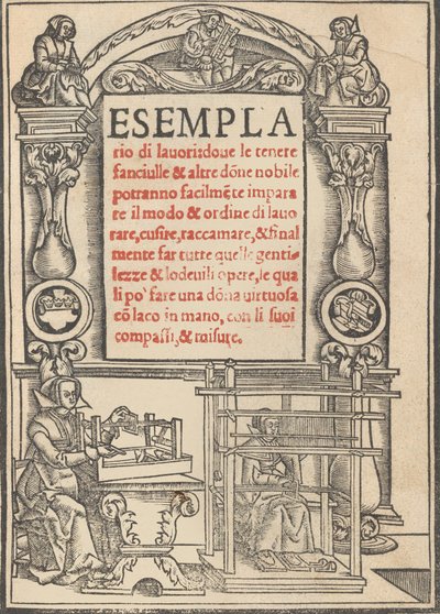 Esemplario di lavori, augustus 1529 door Nicolò Zoppino