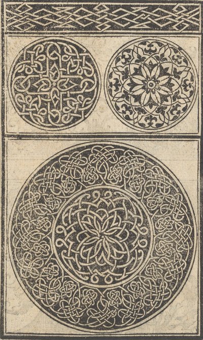 Esemplario di lavori, pagina 5 recto, augustus 1529 door Nicolò Zoppino