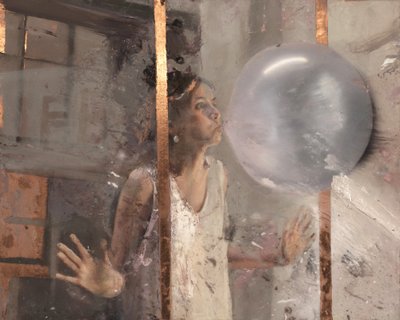 Bubble V (Meisje achter het raam) door Nicola Pucci