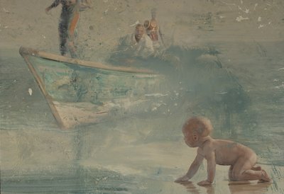 Kind op het strand, 2016 door Nicola Pucci