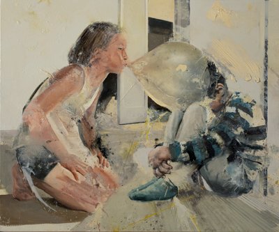 Hurkend Kind II, 2022 door Nicola Pucci