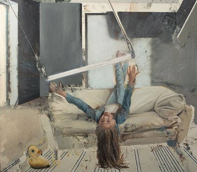 Meisje met een trapeze, 2022 door Nicola Pucci