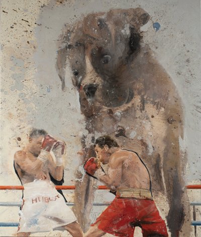 Drie boksers II, 2023 door Nicola Pucci