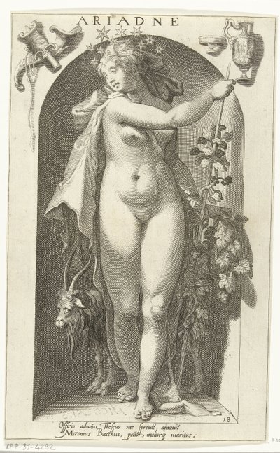 Ariadne door Nicolaas Braeu
