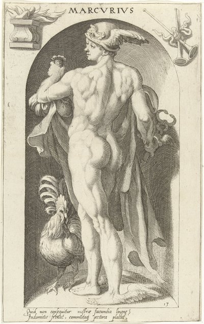 Mercurius door Nicolaas Braeu