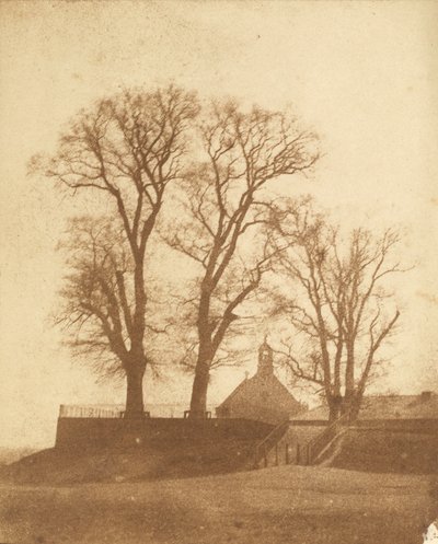 Forbury Hill, Reading, ca. 1845 (foto) door Nicolaas Henneman