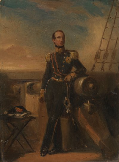 Portret van Hendrik, prins der Nederlanden door Nicolaas Pieneman