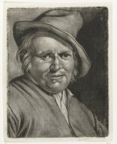 Portret van Japick van Leyden door Nicolaas Verkolje