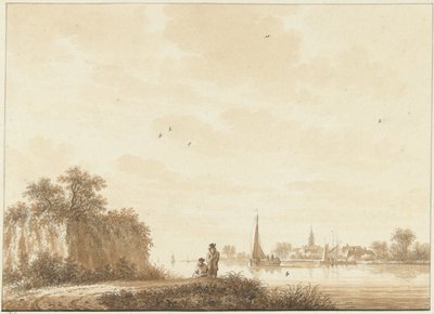 Riviergezicht door Nicolaas Wicart
