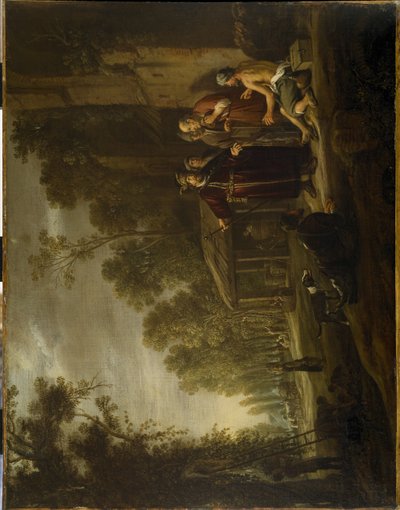 De Gelijkenis van de Arbeiders in de Wijngaard, c.1637 door Nicolaes Cornelisz (c.1592 1655) Moeyaert