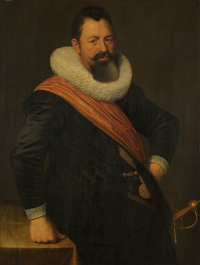 Portret van Jochem Hendricksz Swartenhont (1566-1627) door Nicolaes Eliasz Pickenoy