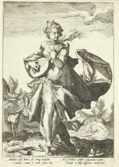 Gehoor door Nicolaes Jansz. Clock