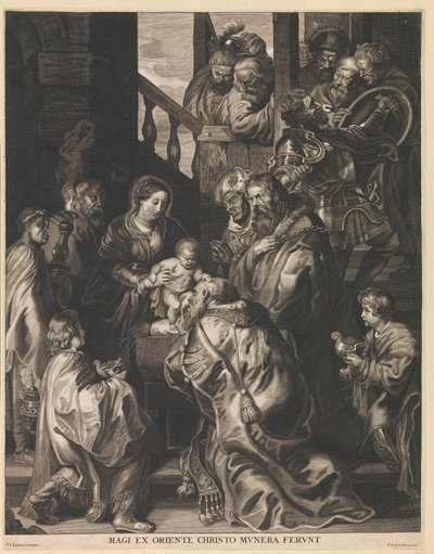 Aanbidding der koningen door Nicolaes Lauwers