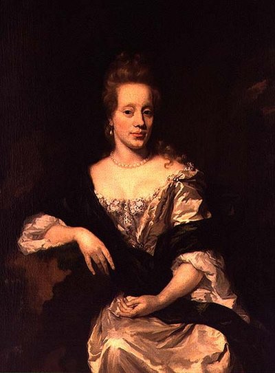 Portret van een Dame, ca. 1675 door Nicolaes Maes