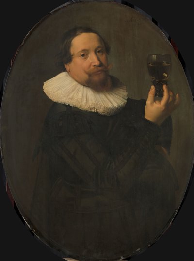 Portret van Maerten Rey door Nicolaes Pickenoy Pickenoy