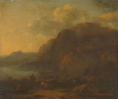 Italiaans landschap door Nicolaes Pietersz Berchem