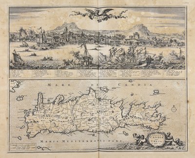 Insula Candia olim Creta / N. Visscher exc. door Nicolaes Visscher