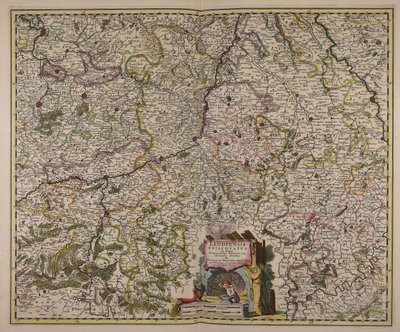 Leodiensis episcopatus in omnes subjacentes provincias distincté divisus door Nicolaes Visscher