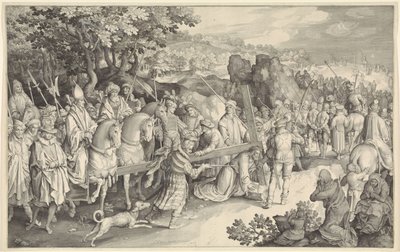 Kruisdraging door Nicolaes de Bruyn