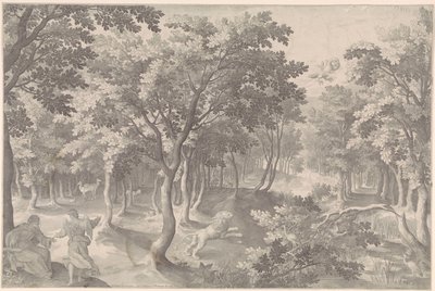 Vijfde visioen van Ezra door Nicolaes de Bruyn