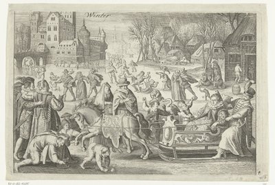 Winter door Nicolaes de Bruyn