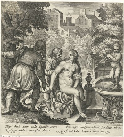 Susanna en de ouderlingen door Nicolaes van Geelkercken
