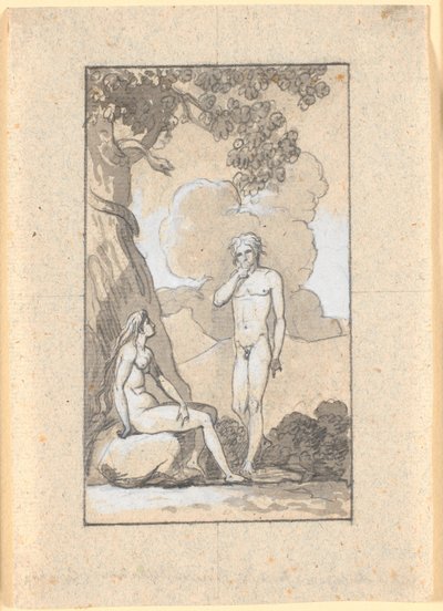 Adam eet van de boom door Nicolai Abildgaard