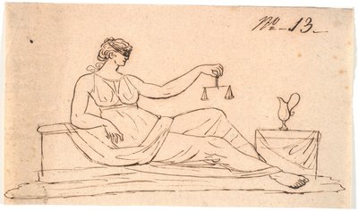 Justitia door Nicolai Abildgaard