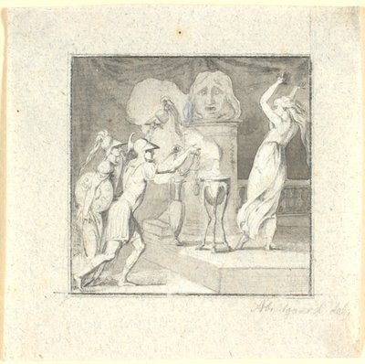 Offerscène door Nicolai Abildgaard