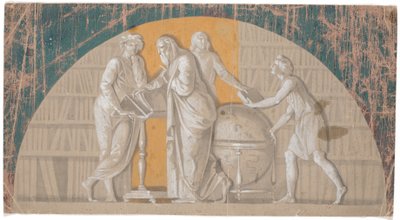 Oprichting van de koninklijke bibliotheek door Nicolai Abildgaard