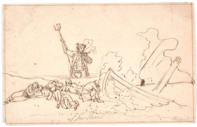 De stranding op Anholt door Nicolai Abildgaard