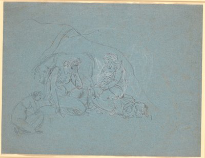 Ontwerp voor scène in Apuleius