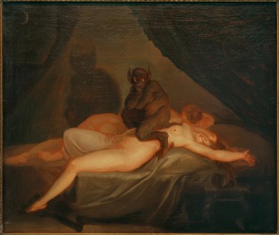 De Nachtmerrie door Nicolai Abraham Abildgaard