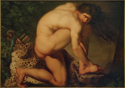 De gewonde Philoctetes door Nicolai Abraham Abildgaard