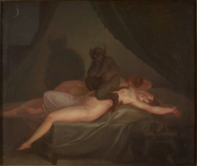 De nachtmerrie door Nicolai Abraham Abildgaard