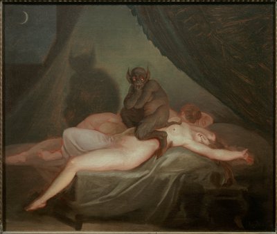 De nachtmerrie door Nicolai Abraham Abildgaard