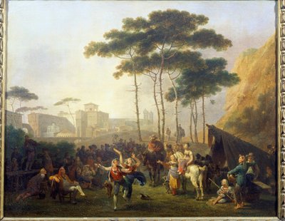 Dorpsdans door Nicolas Antoine Taunay