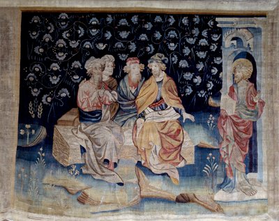 Wandtapijt van de Openbaring (1373 -1383), nr. 71: Rechters. Wandtapijt door Nicolas Bataille (1330-1405) door Nicolas Bataille