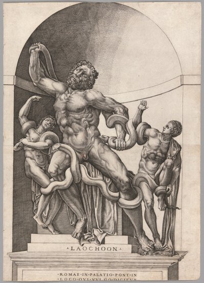 Laocoön door Nicolas Beatrizet