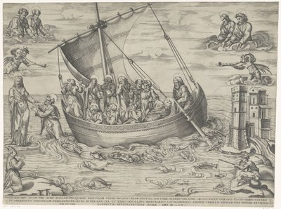Roeping van Petrus door Nicolas Beatrizet