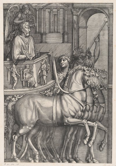 De Triomf van Marcus Aurelius door Nicolas Beatrizet