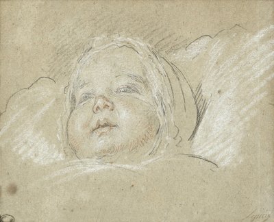 Louis-Philippe 1773-1850, Hertog van Chartres als kind, 1773 door Nicolas Bernard Lepicie