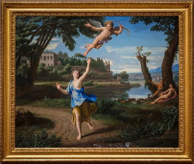Psyche verlaten door Cupido, ca. 1699 (olie op doek) door Nicolas Colombel