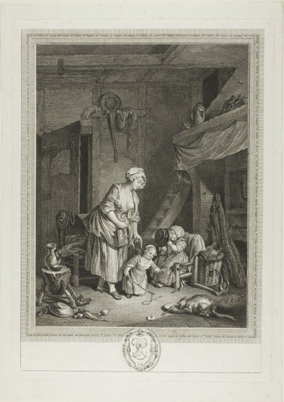 Moederlijke verwennerij door Nicolas Delaunay