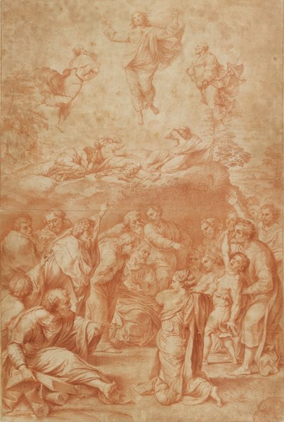 De transfiguratie, laat 17e-begin 18e eeuw door Nicolas Dorigny