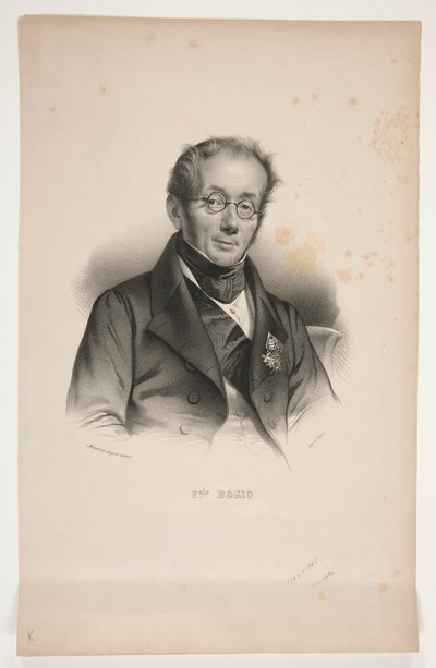 Portret van [Baron François-Joseph] Bosio door Nicolas Eustache Maurin