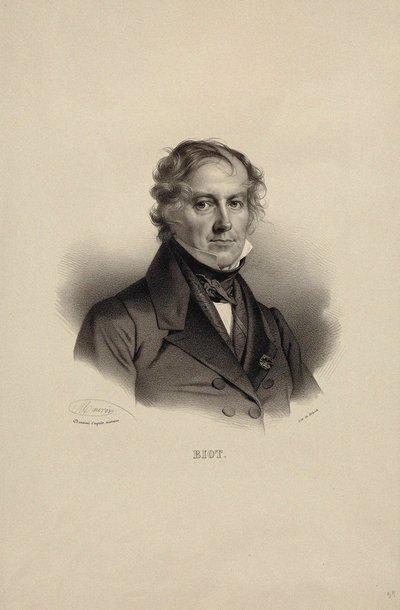 Portret van Jean Baptiste Biot 1774-1862 door Nicolas Eustache Maurin